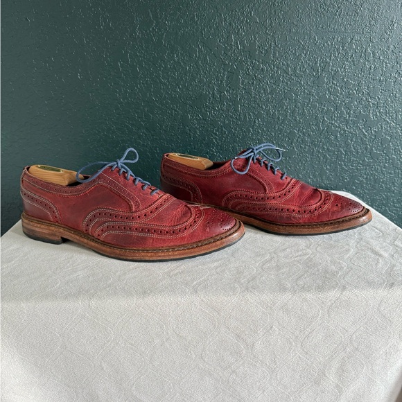 Allen Edmonds Ridgeway Red Wingtip Oxfords - Picture 4 of 7